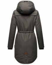 Marikoo Kamil Damen Parka Winterjacke mit Kapuze Anthrazit Größe XS - Gr. 34