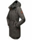 Marikoo Kamil Damen Parka Winterjacke mit Kapuze Anthrazit Größe XS - Gr. 34