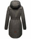 Marikoo Kamil Damen Parka Winterjacke mit Kapuze Anthrazit Größe XS - Gr. 34