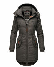 Marikoo Kamil Damen Parka Winterjacke mit Kapuze...