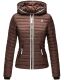 Navahoo Kimuk Princess Ladies Quilted Jacket B811 Chocolate Size XS - Size 34