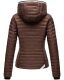 Navahoo Kimuk Princess Ladies Quilted Jacket B811 Chocolate Size XS - Size 34