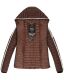 Navahoo Kimuk Princess Ladies Quilted Jacket B811 Chocolate Size XS - Size 34
