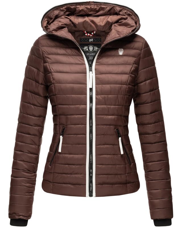 Navahoo Kimuk Princess leichte Damen Steppjacke Schoko Gr&ouml;&szlig;e S - Gr. 36