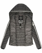 Navahoo Kimuk Princess leichte Damen Steppjacke Anthrazit Größe S - Gr. 36