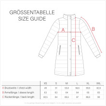 Marikoo Lieblings Jacket Ladies Winterjacket B817 Anthracite Size XS - Size 34