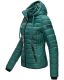 Navahoo Lulana Damen Steppjacke Übergangsjacke Ocean Green Größe XS - Gr. 34