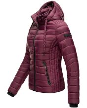 Navahoo Lulana Damen Steppjacke &Uuml;bergangsjacke Weinrot Gr&ouml;&szlig;e XS - Gr. 34