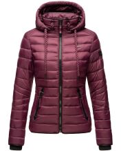 Navahoo Lulana Damen Steppjacke Übergangsjacke Weinrot Größe S - Gr. 36