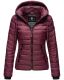 Navahoo Lulana Damen Steppjacke Übergangsjacke Weinrot Größe S - Gr. 36