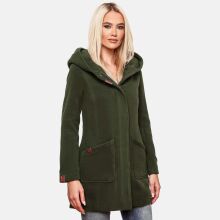 Marikoo Maikoo Damen Trenchcoat Wintermantel Forest Green Größe XS - Gr. 34