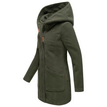 Marikoo Maikoo Damen Trenchcoat Wintermantel Forest Green Größe XS - Gr. 34