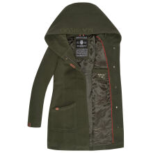 Marikoo Maikoo Damen Trenchcoat Wintermantel Forest Green Größe XS - Gr. 34