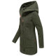 Marikoo Maikoo Damen Trenchcoat Wintermantel Forest Green Größe XS - Gr. 34