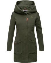 Marikoo Maikoo Damen Trenchcoat Wintermantel Forest Green Größe S - Gr. 36