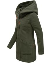 Marikoo Maikoo Damen Trenchcoat Wintermantel Forest Green Größe S - Gr. 36