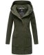 Marikoo Maikoo Damen Trenchcoat Wintermantel Forest Green Größe S - Gr. 36