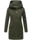 Marikoo Maikoo Damen Trenchcoat Wintermantel Forest Green Größe S - Gr. 36