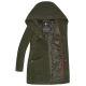 Marikoo Maikoo Damen Trenchcoat Wintermantel Forest Green Gr&ouml;&szlig;e S - Gr. 36