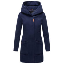 Marikoo Maikoo Damen Trenchcoat Wintermantel Navy Größe L - Gr. 40