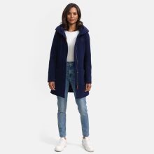 Marikoo Maikoo Damen Trenchcoat Wintermantel Navy Gr&ouml;&szlig;e XL - Gr. 42
