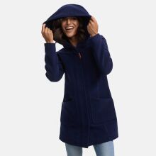 Marikoo Maikoo Damen Trenchcoat Wintermantel Navy Gr&ouml;&szlig;e XL - Gr. 42