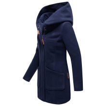 Marikoo Maikoo Damen Trenchcoat Wintermantel Navy Gr&ouml;&szlig;e XL - Gr. 42