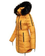 Marikoo Moonshine warme Damen Parka Winterjacke gesteppt Gelb Größe XS - Gr. 34