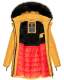 Marikoo Moonshine warme Damen Parka Winterjacke gesteppt Gelb Größe M - Gr. 38