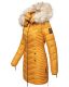Navahoo Nimalaa warme Damen Winter Steppjacke mit Kapuze Gelb Größe XS - Gr. 34