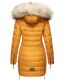 Navahoo Nimalaa warme Damen Winter Steppjacke mit Kapuze Gelb Größe XS - Gr. 34