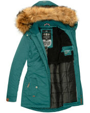 Marikoo Ladies WinterCoat Sanakoo B825 Ocean Green Size XS - Size 34