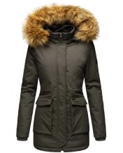 Navahoo Schneeengel-Princess Damen Parka Winterjacke mit KapuzeAnthrazit Gr&ouml;&szlig;e XS - Gr. 34