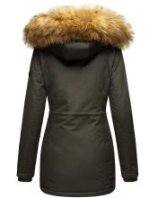 Navahoo Schneeengel-Princess Damen Parka Winterjacke mit KapuzeAnthrazit Gr&ouml;&szlig;e XS - Gr. 34