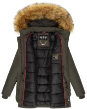 Navahoo Schneeengel-Princess Damen Parka Winterjacke mit KapuzeAnthrazit Gr&ouml;&szlig;e XS - Gr. 34