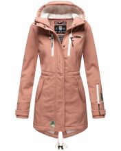 Marikoo Zimtzicke Damen lange Softshell Jacke B614...