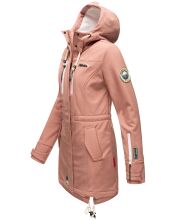 Marikoo Zimtzicke Damen lange Softshell Jacke B614 Terrakotta Gr&ouml;&szlig;e XXL - Gr. 44