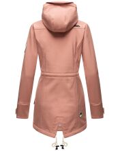 Marikoo Zimtzicke Damen lange Softshell Jacke B614 Terrakotta Gr&ouml;&szlig;e XXL - Gr. 44