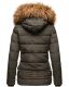 Navahoo Zoja Damen gespteppte Winterjacke gefüttert mit Teddyfell Anthrazit Größe S - Gr. 36