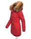 Marikoo La Viva Princess Damen Winterjacke mit Kapuze Rot Größe XS - Gr. 34