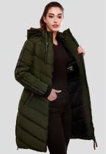 Marikoo Armasa lange Damen Winter Steppjacke