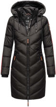 Marikoo Armasa Ladies Winter Quilted Jacket B842 Black Size S - Size 36