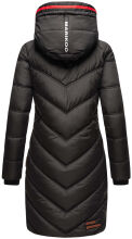 Marikoo Armasa lange Damen Winter Steppjacke Schwarz Gr.M