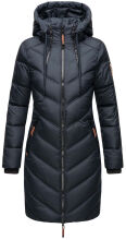 Marikoo Armasa lange Damen Winter Steppjacke Navy Gr.L