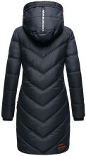 Marikoo Armasa lange Damen Winter Steppjacke Navy Gr.L