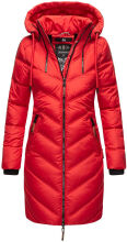 Marikoo Armasa lange Damen Winter Steppjacke Rot Gr.S