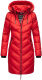 Marikoo Armasa lange Damen Winter Steppjacke Rot Gr.S