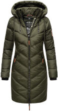 Marikoo Armasa lange Damen Winter Steppjacke Olive Gr.XXL