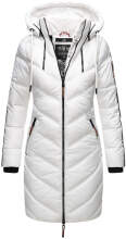 Marikoo Armasa Ladies Winter Quilted Jacket B842 White Size L - Size 40