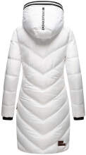 Marikoo Armasa Ladies Winter Quilted Jacket B842 White Size L - Size 40